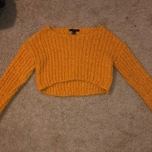 forever 21 xs crop sweater